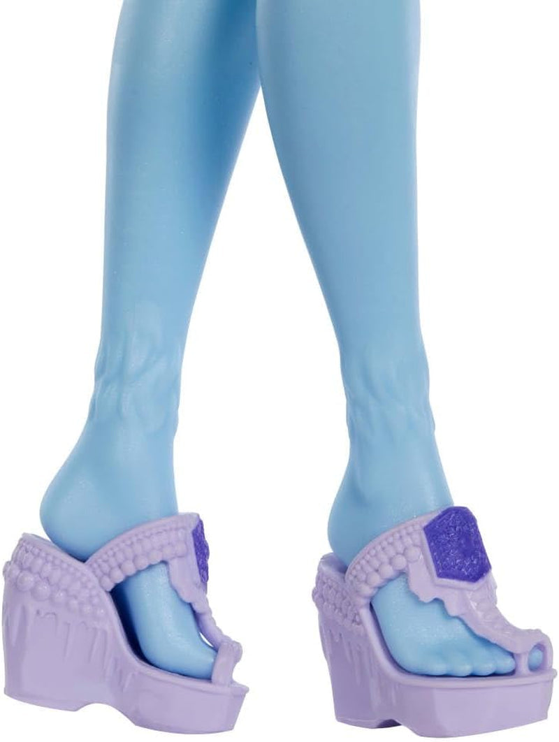 Monster High Self-Scare Secrets Abbey Bominable bambola e set di accessori con 13 sorprese realistiche come l'henné, disegni e uncinetto JHK44