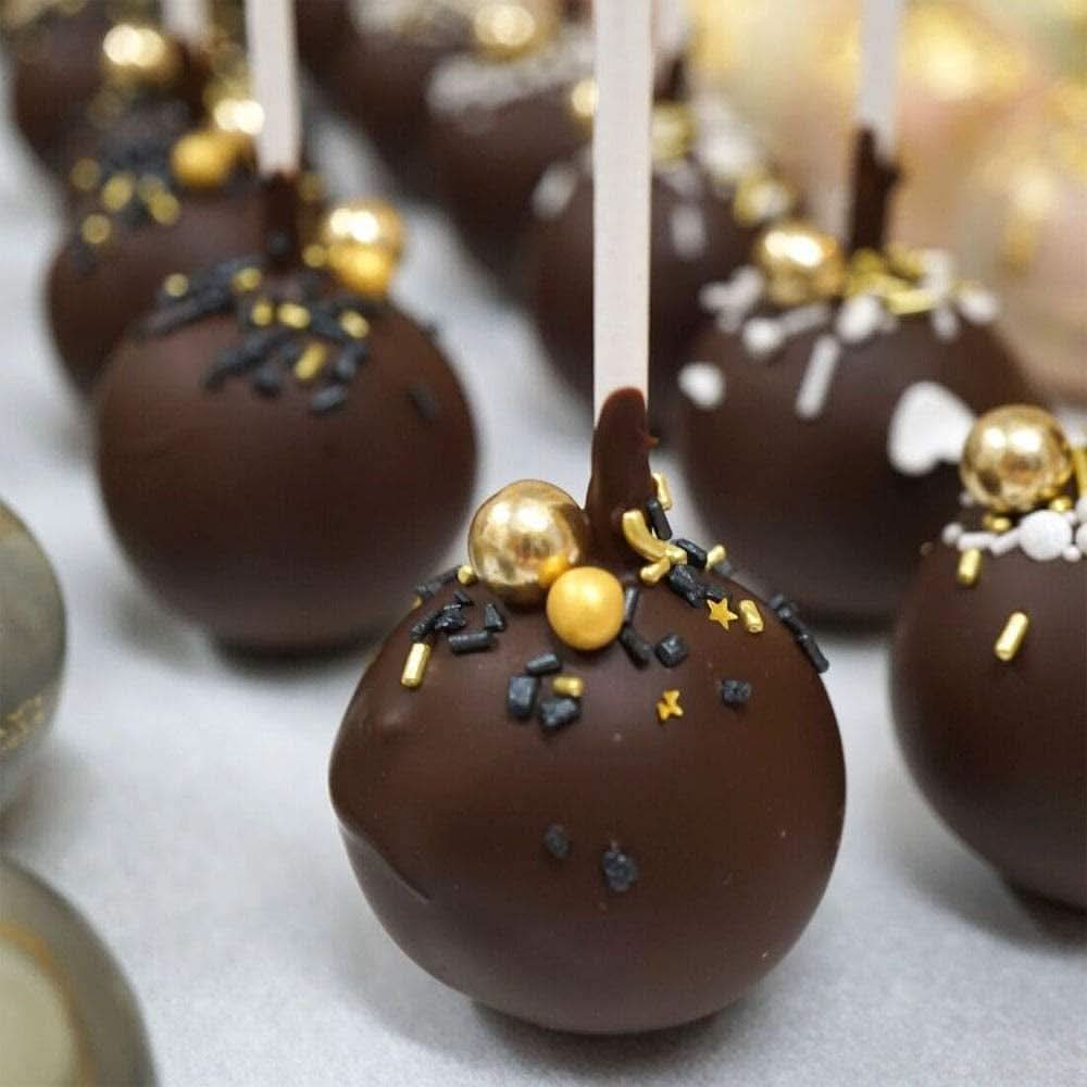 Super Streusel, Gold Rush Gold Black Sprinkle Decorazione Naty Shop