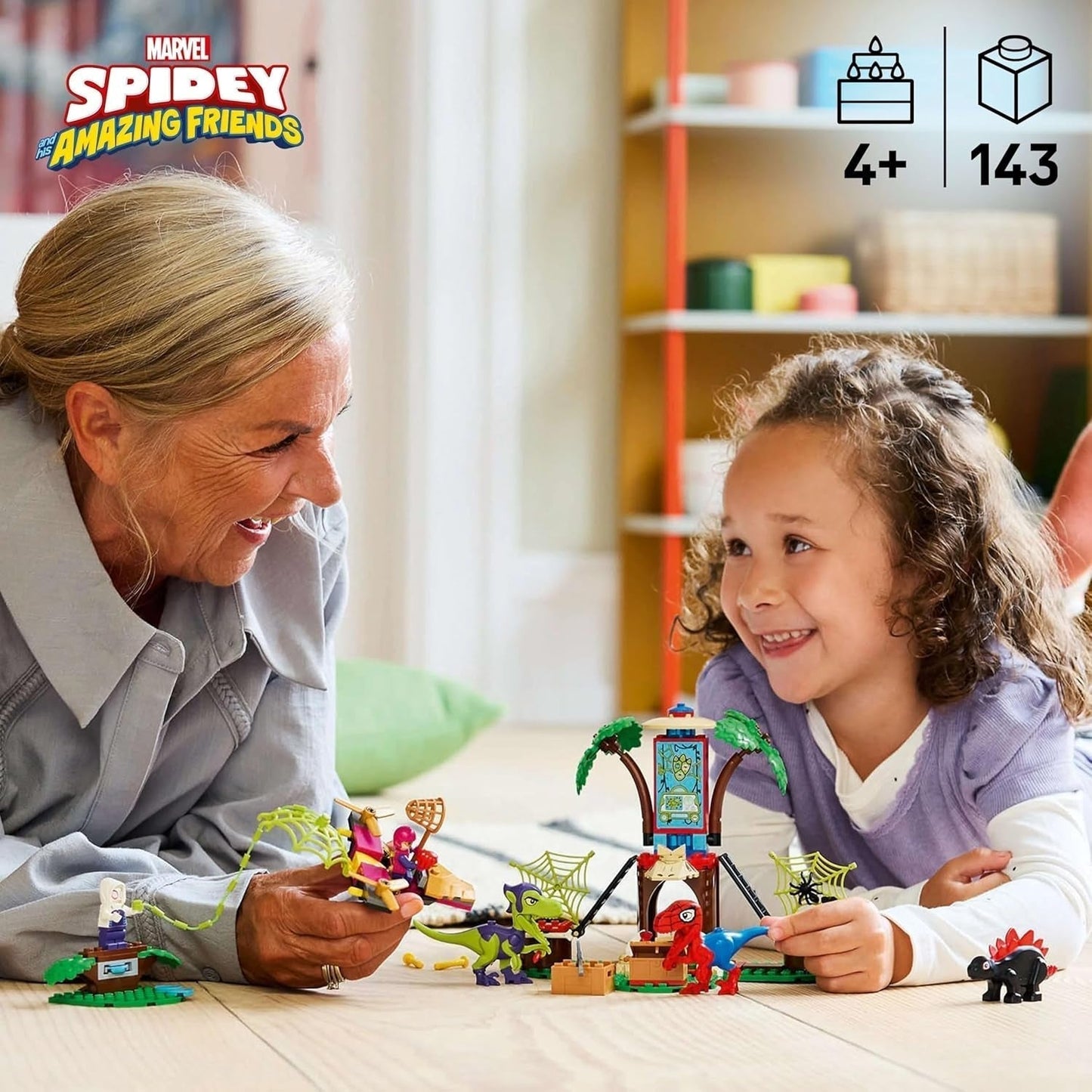 LEGO Marvel Showdown alla casa sull'albero: Spidey-Rex vs. Gobby-Raptor, set da costruzione e gioco per dinosauri, regalo di dinosauri giocattolo per ragazzi e ragazze 4+, Spidey e i suoi super amici 11200 set da costruzione Acquista il negozio LEGO