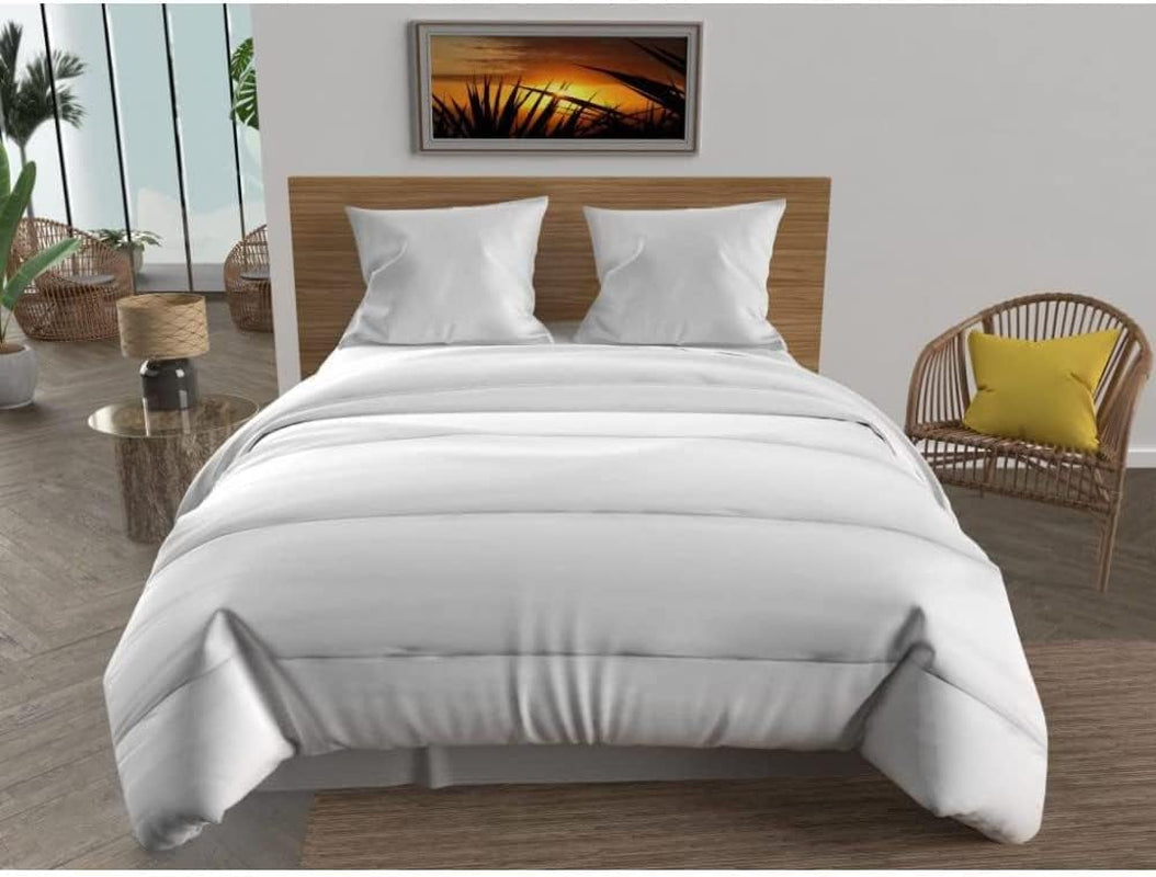 Piumino Soleil D'Ocre Bianco 240X260 Cm Luxury 550 GR Piumini e Trapunte Naty Shop Titolo predefinito