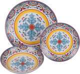Servizio da tavola in porcellana 18 pezzi, 6 diversi set di piatti, Andalusia