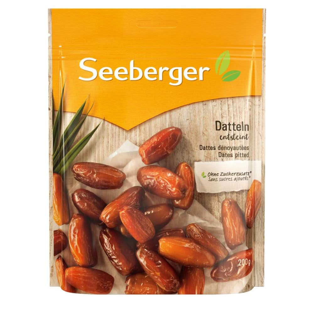 Seeberger Datteri dolci al miele, con polpa cremosa, 13 x 200 grammi Prodotti disidratati Naty Shop