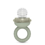 Suavinex Protezione da masticare per bambini Silicone alimentare con coperchio Facile da pulire Lavabile in lavastoviglie e adatta al congelatore Lenisce le gengive 6 mesi Verde