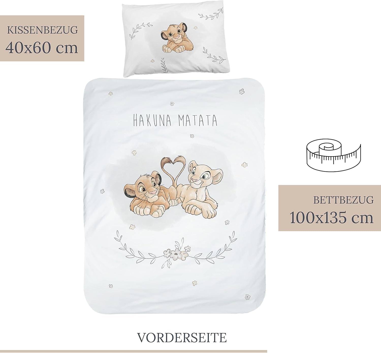 Biancheria da letto per bambini, Simba, Il Re Leone Biancheria da letto - bambini Naty Shop
