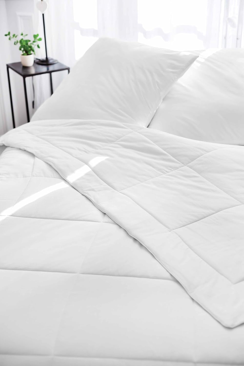 Trapunta Toison D'Or Silkydor naturale, cotone satinato 380, 240 X 280 cm, bianco Trapunte e trapunte Naty Shop