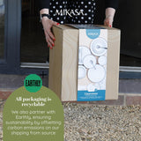 Mikasa Jardin Servizio Piatti 12 Pezzi, Servizio Piatti in Gres per 4 Persone con Piatti, Piattini e Ciotole, Verde - Confezione Regalo e Lavabile in Lavastoviglie