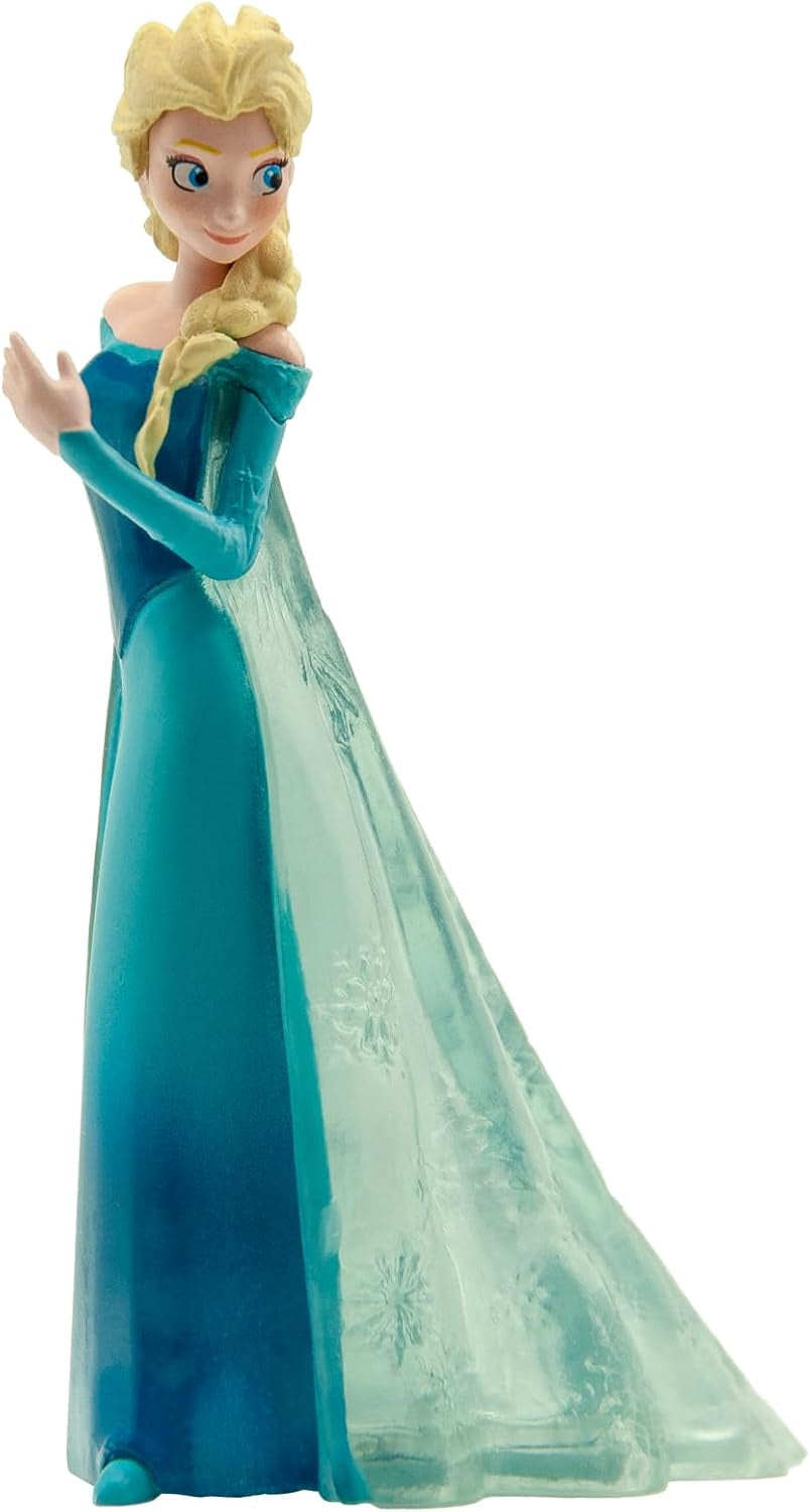 Bullyland 12961 - Statuetta Elsa di Arendelle dal film Frozen di Walt Disney, ca. 10,1 cm, molto dettagliato, ideale come piccolo regalo per bambini dai 3 anni in su
