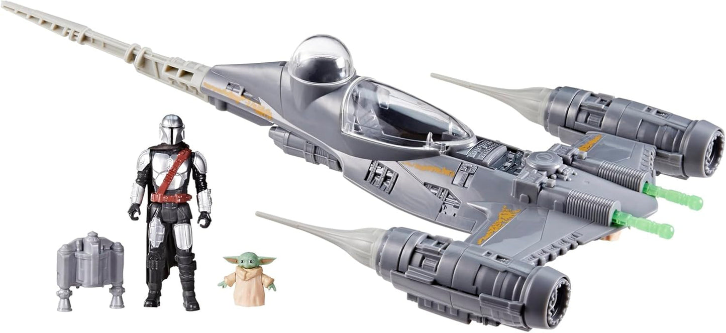 Star Wars Epic Hero Series N-1 Starfighter of the Mandalorian Action Figure di grandi dimensioni ed emozionanti accessori per manovre da brivido Emozionanti action figure regalo Naty Shop Titolo predefinito