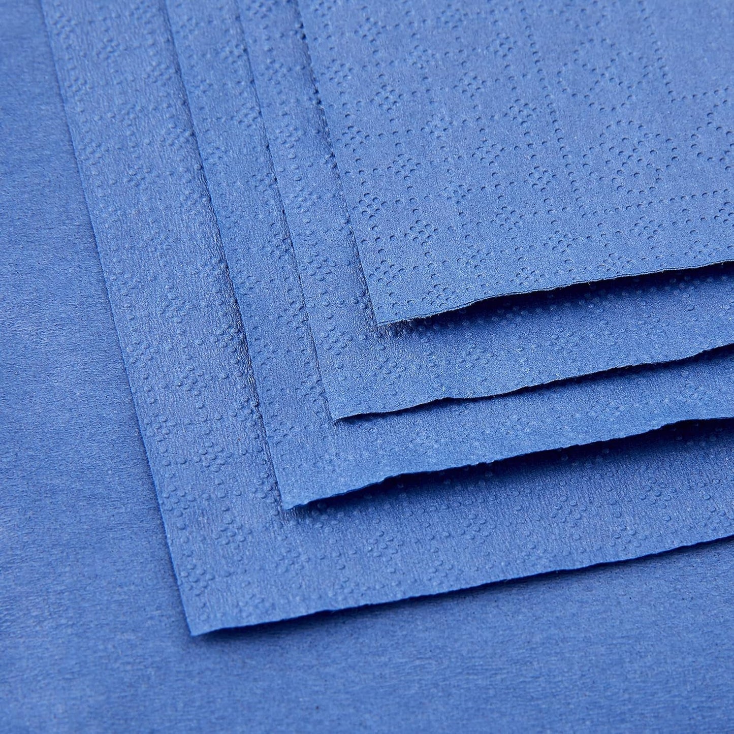 SER4230239 Tovagliolo 40 X 40, 2 veli, 1/4 piega, 100 tovaglioli, 2 veli, bordo liscio, blu