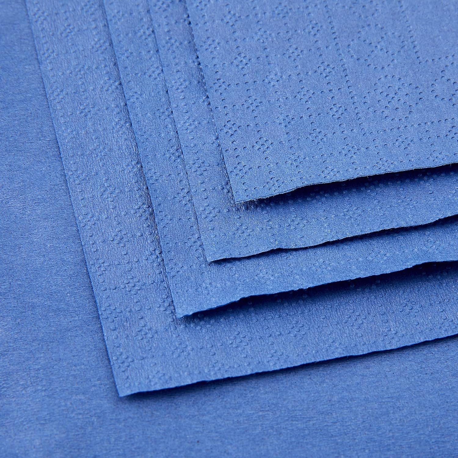 SER4230239 Tovagliolo 40 X 40, 2 veli, 1/4 piega, 100 tovaglioli, 2 veli, bordo liscio, blu