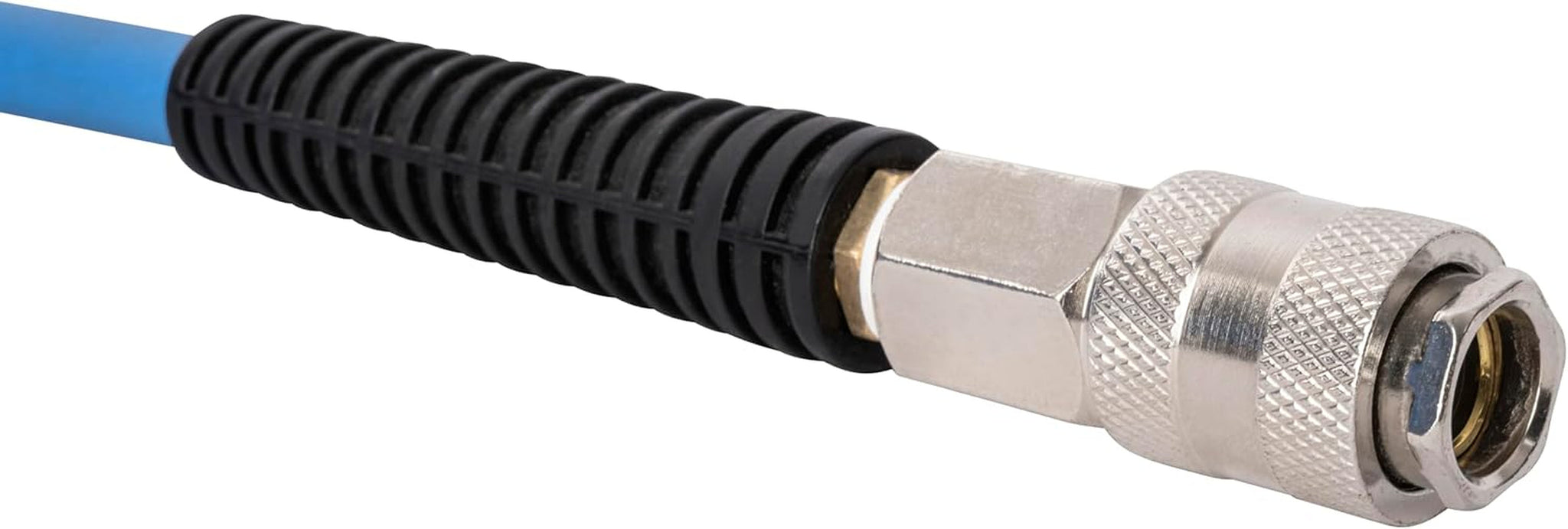 Avvolgitubo automatico Güde 10 m (pressione di esercizio 12 bar, rotazione di 180°, tubo per aria compressa estremamente flessibile, resistente all'olio e alla temperatura, filettatura di collegamento 1/4", supporto a parete)