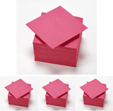 - Tovaglioli di carta Tex Touch - Colore rosa - Tovaglioli certificati Fsc® - Riciclabile e biodegradabile - Confezione da 50 tovaglioli rosa misura 24 X 24 Cm