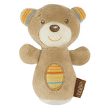 Mini lontra a sonagli Fehn - mini giocattolo da afferrare per scuotere, palpare e giocare con un animale di stoffa morbido e tenero - un compagno fedele per neonati e bambini da 0 mesi in su Baby Toys Naty Shop Teddy
