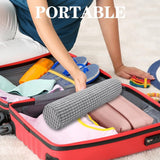 Rullo per il collo con fodera, Cuscino da viaggio in memory foam 11X45 cm, Cuscino per il collo in peluche lavabile in loco per alleviare il dolore al collo, Cuscino per il collo per casa, ufficio, viaggio Yoga Cuscini ortopedici cervicali cilindrici rotondi Naty Shop