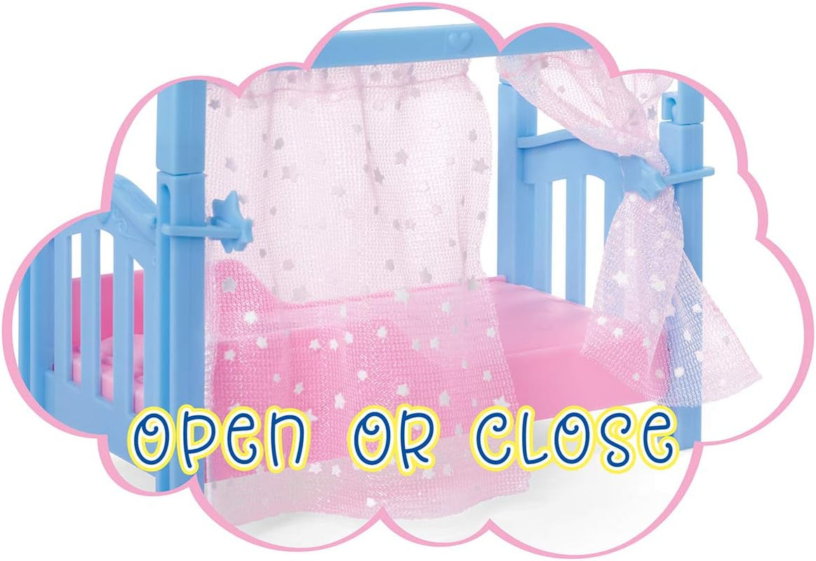 Simba Steffi Love Sweet Dreams / Bambolina carina e culla / con funzione fosforescente / 12 pezzi / 29 cm / Per bambini dai 3 anni in su