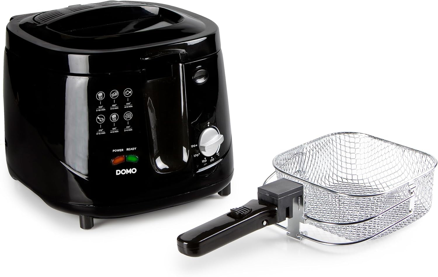 Friggitrice Domo B-Smart DO461FR, nera, 2,5 litri Elettrodomestici Naty Shop