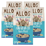 Allos, muesli ai frutti di bosco non zuccherato, confezione 5 x 500 grammi Cereals Naty Shop Muesli a base di amaranto