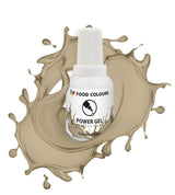 Colorante alimentare in gel, beige, color champagne, 20 g. Colorante alimentare per un'ampia gamma di applicazioni per decorare torte, crostate, creme, pan di spagna, glassa reale, macarons.