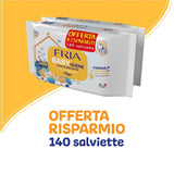 Salviette umidificate, confezione da 2 (144 salviette)