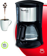 FG150813 Caffettiera Subito, 6 tazze, Nero/Acciaio inox