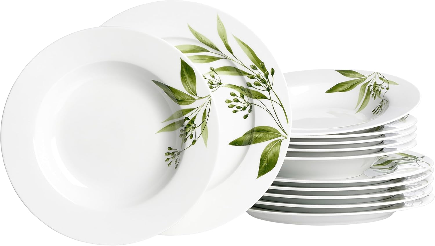 Servizio da tavola Ritzenhoff & Breker Evora, 12 pezzi, porcellana, bianco