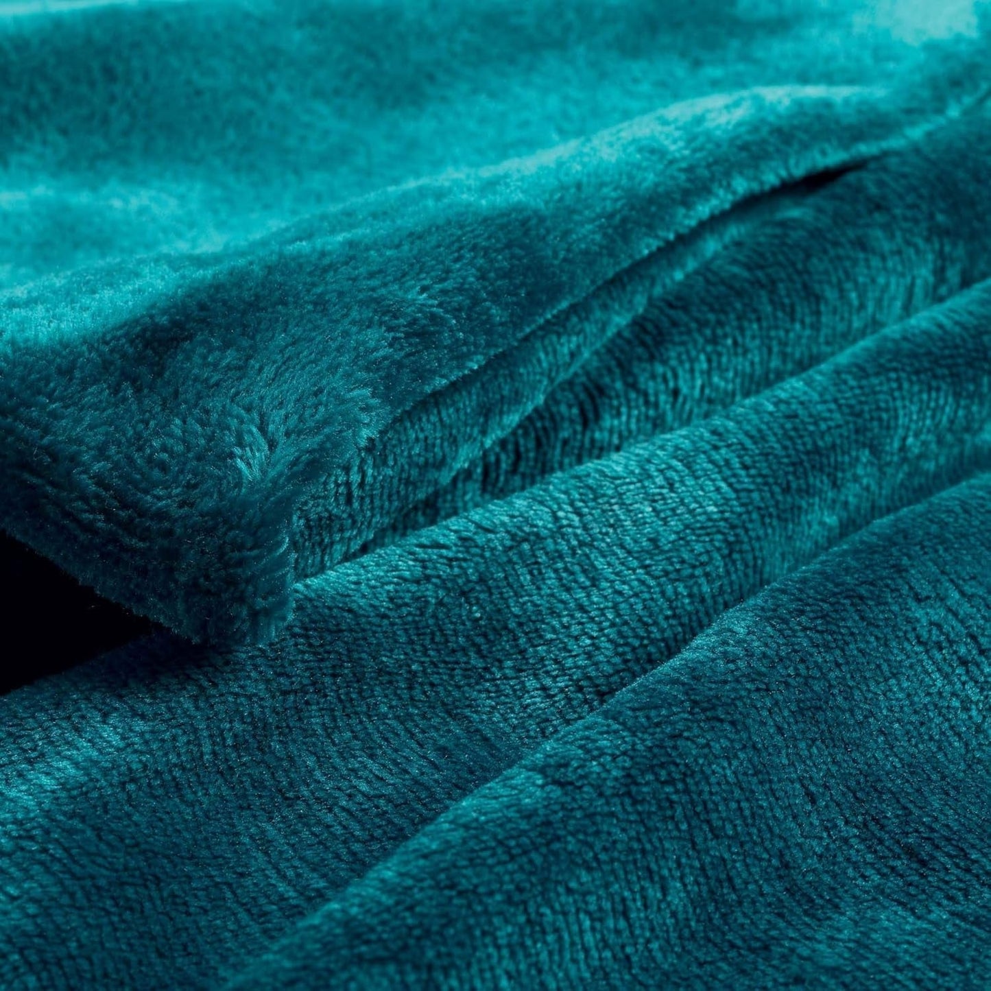 Douceur D'Intérieur FLANOU Plaid, Poliestere, Blu, 125 X 150 Cm Piumini e trapunte Naty Shop