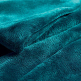 Douceur D'Intérieur FLANOU Plaid, Poliestere, Blu, 125 X 150 Cm Piumini e trapunte Naty Shop