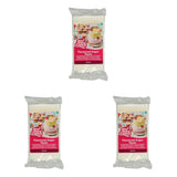 Fondente Funcakes Al Gusto Meringa: facile da usare, liscio, flessibile, morbido e malleabile, perfetto per decorare torte, kosher e senza glutine. 1 chilogrammo