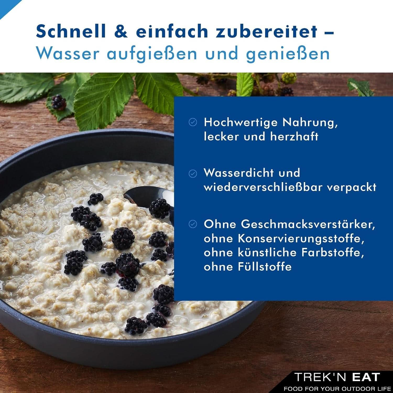 Porridge proteico TREK'N EAT Cereali Naty Shop