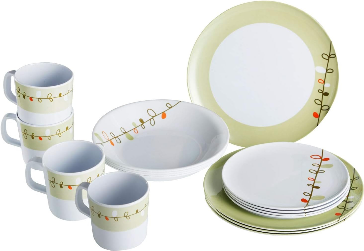 Set di stoviglie in melamina, design Esprit