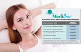 Mediflow The Original 5008 Cuscino ad Acqua con Schiuma Viscosa 50X70 cm, Bianco, Singolo, 1 Pezzo (1 Confezione) Naty Shop Cuscini Standard