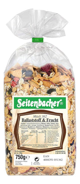 Seitenbacher Müsli Ballaststoff Und Frucht I Ohne Zugesetzten Zucker I Ohne Zugesetztes Fett I (1 X 750 G) Cereals Naty Shop 1