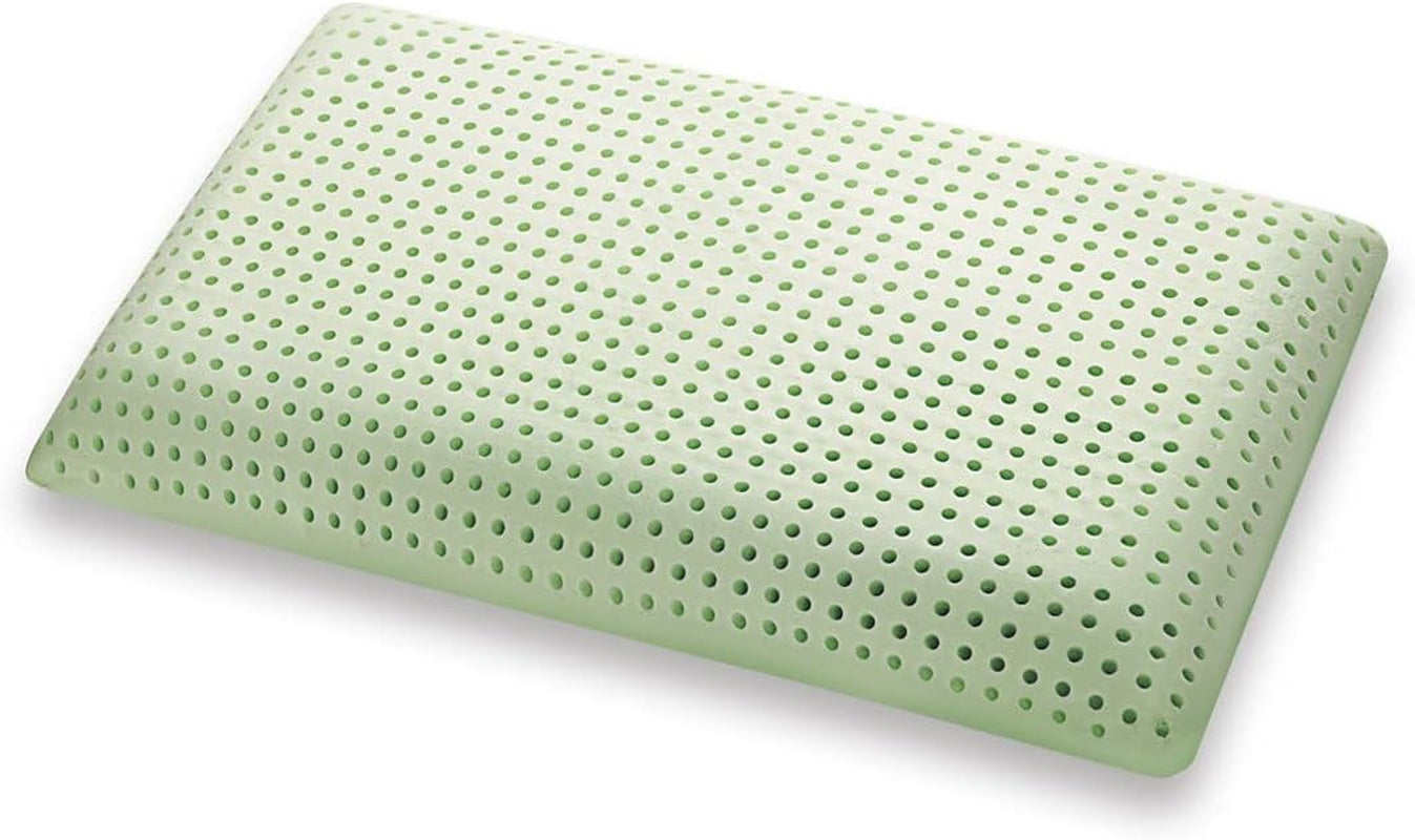 Marcapiuma Cuscino Memory Foam Verde Naturale alle Erbe 2 Pezzi Cuscini Standard Naty Shop Greetings 1X Saponetta Saponetta