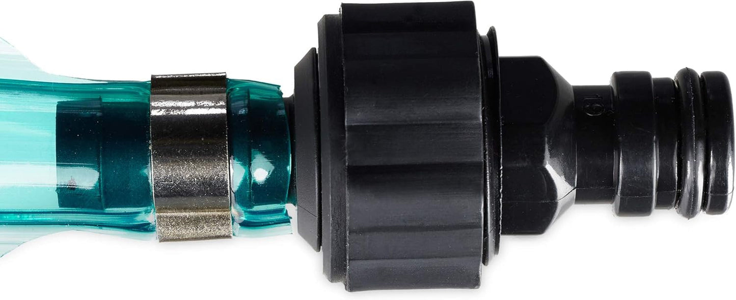 Relaxdays Tubo Irrigazione Tubo da Giardino Piatto con Fori Pronto per Il Collegamento 8 Metri Verde 1 Pezzo in Plastica
