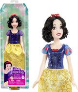 Mattel Disney Princess Toy Bambola mobile di Biancaneve con vestiti scintillanti e accessori Regalo ispirato ai film Disney per bambini HLW08 Fascia per capelli per bambole Naty Shop