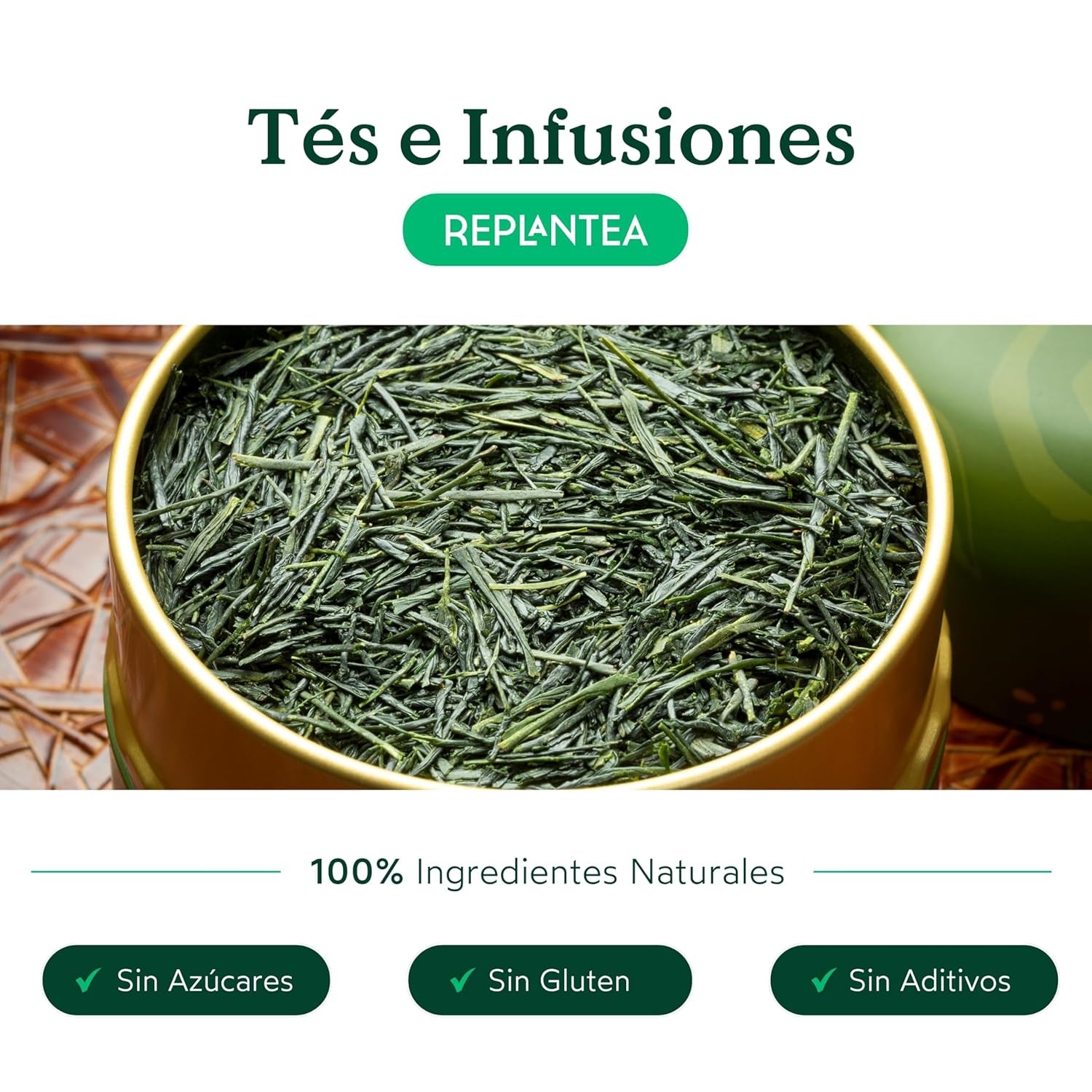 Tè verde giapponese Gyokuro biologico (100 g) | Tè sfuso premium | Gusto umami raffinato e dolcezza delicata | RIPIANTARE