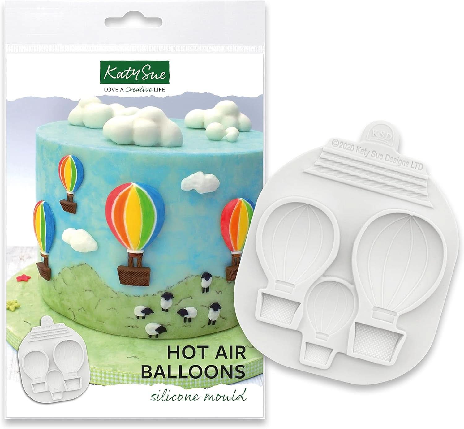 Katy Sue, Stampo in Silicone per Mongolfiere Cucina Naty Shop