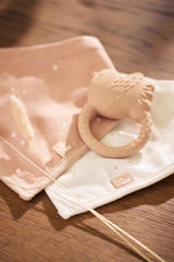 Jollein Massaggiagengive in Gomma Naturale - Bellissimi Uccelli - Massaggiagengive per Bambini - Ausilio per la Dentizione - Innocuo e Senza BPA - Giocattolo per Bambini