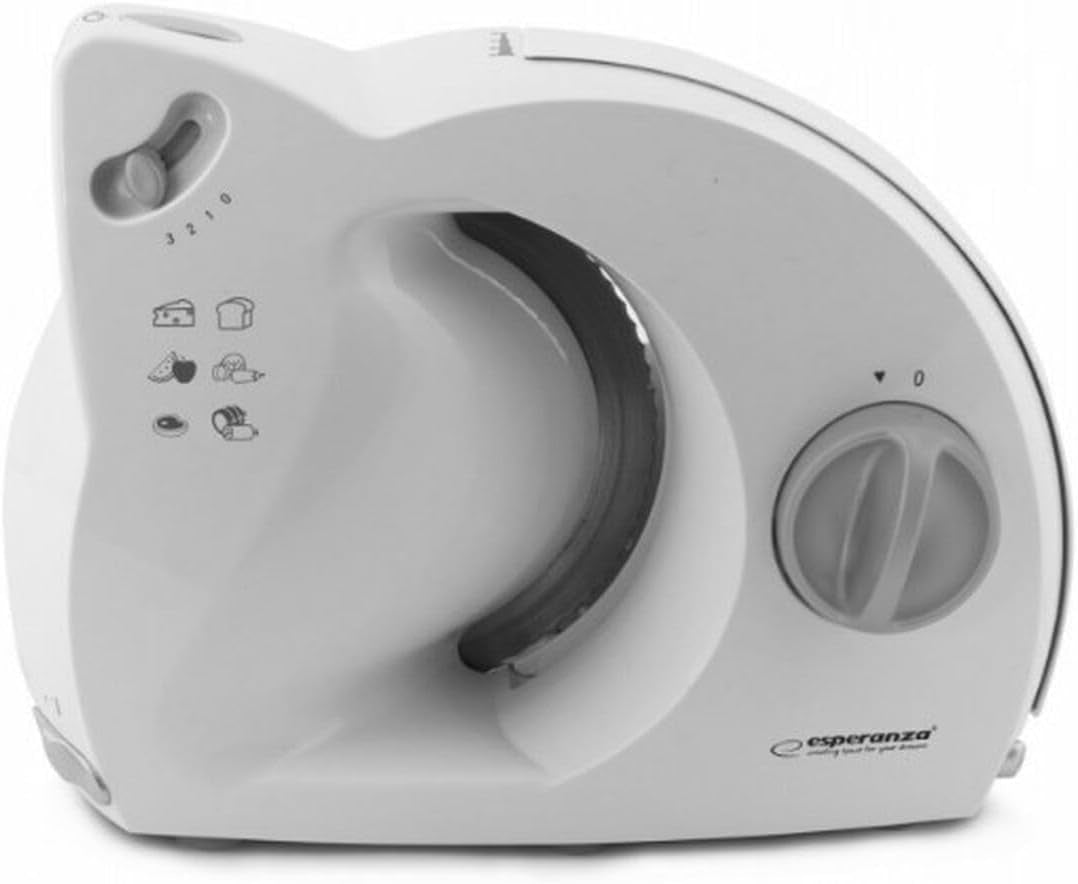 EKM017W Affettatrice elettrica in acciaio inox, Trituratori e Affettatrici 150 W Naty Shop