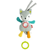 Carillon Fehn pecora per addormentare il bambino - peluche con attacco - canzone per addormentare "la ninna nanna di Brahms" - giocattolo per bambini da viaggio e a casa - giocattoli musicali per neonati e bambini Bebe Toys Naty Shop Fox