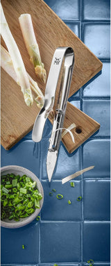 WMF Gourmet Pelapatate per asparagi 17 cm, acciaio inox Cromargan Pelapatate Naty Shop