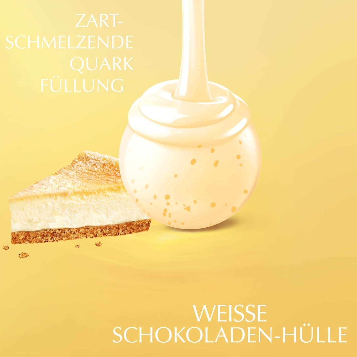 Palline di cheesecake al cioccolato Lindt LINDOR | Busta da 137 g | Cioccolato al latte con ripieno di cheesecake che si scioglie in bocca | Regalo di cioccolato | Regalo di cioccolato | LINDOR 75 Anni (Confezione da 4)