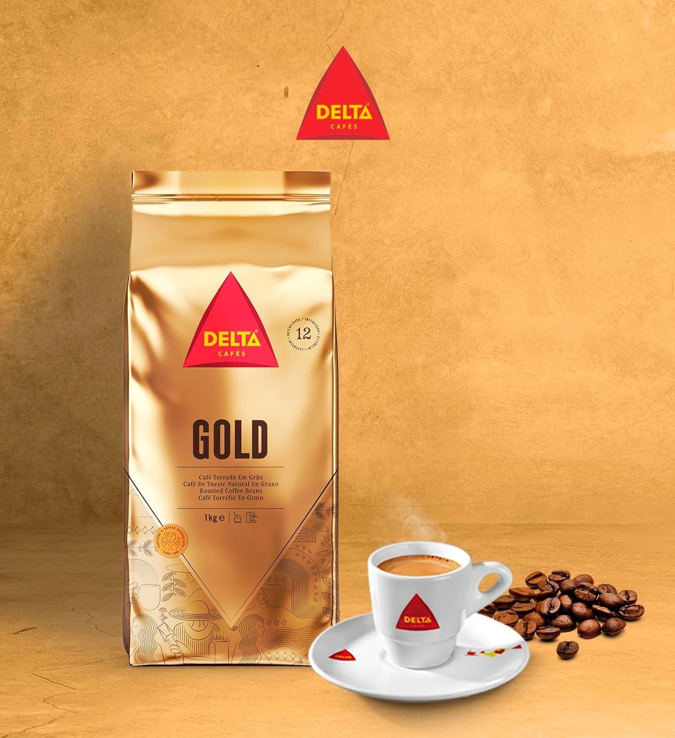 Caffè Delta GOLD in grani (1kg)