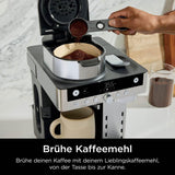 Macchina da caffè con filtro Ninja Prestige 2 in 1 con capsule e montalatte integrato, per latte macchiato, caffè freddo e Flat White, Nero CFN802EU
