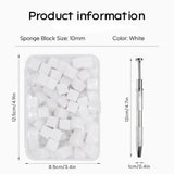 Pezzi di pittura per nail art, 100 pezzi di nail art con metallo, accessori per unghie in spugna, perni per unghie, accessori per manicure per unghie, con una varietà di motivi per nail art sfumati Zu Ersetlen