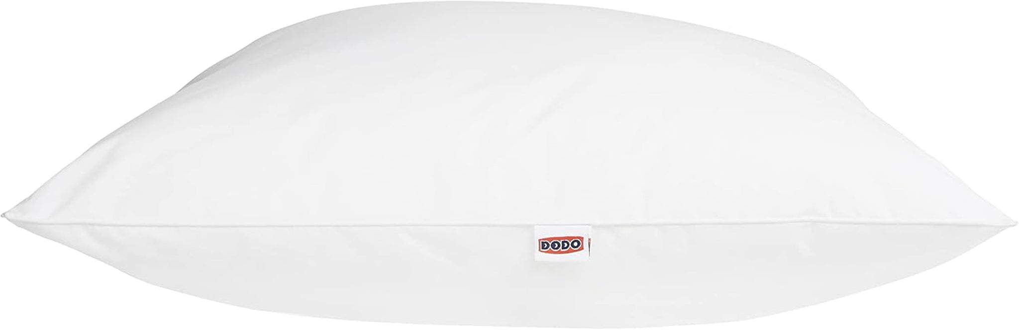 DODO 64476 Cuscino Calgary, Piuma/Oca e Pelle d'Anatra, 65 X 65 cm, Bianco Naty Shop Cuscini Standard