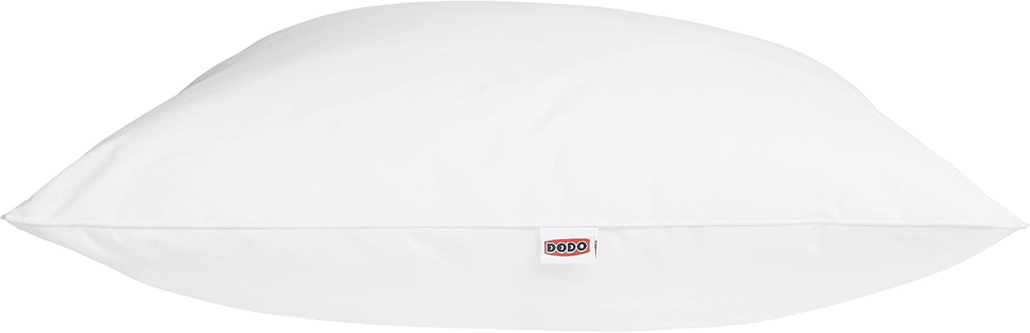 Cuscino DODO Premium, 60 X 60 Cm, Comfort Medio, Cuscino Cloud De Douceur | Antiacaro e soffice | Cotone Percalle + Piping Lavabile in lavatrice a 40°C Cuscini standard Naty Shop