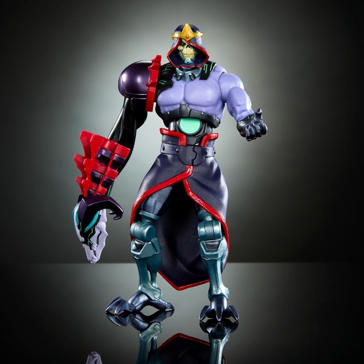 Masters of the Universe: Revolution Masterverse Skeletor Action Figure Figura da collezione con 30 punti di movimento e braccio robotico mobile Motu Toy HYC46 Action Figures Naty Shop