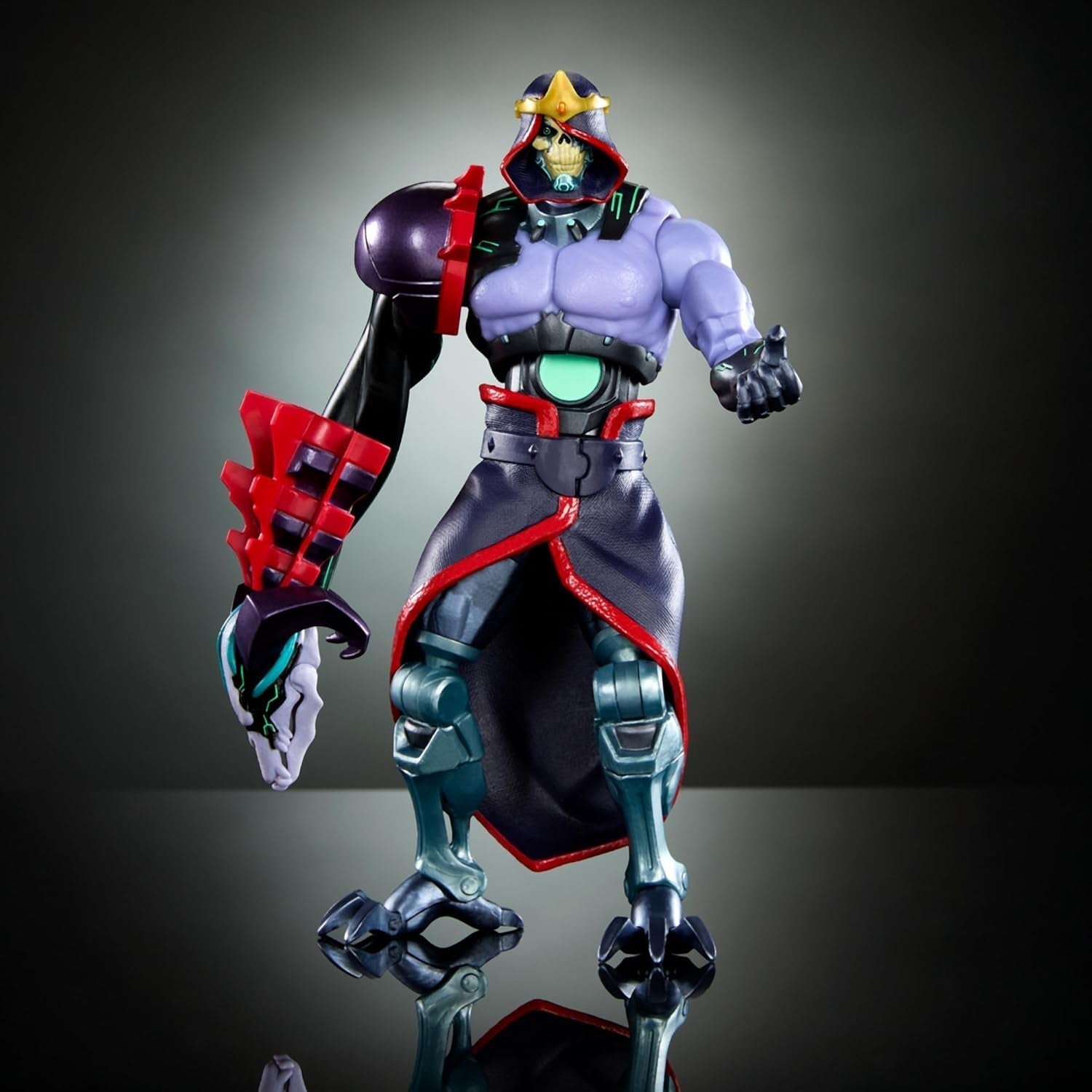 Masters of the Universe: Revolution Masterverse Skeletor Action Figure Figura da collezione con 30 punti di movimento e braccio robotico mobile Motu Toy HYC46 Action Figures Naty Shop