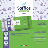 Salviette detergenti per neonati e bambini - formula idratante per l'igiene quotidiana di neonati e bambini - 12 confezioni da 64 salviette